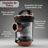 Aspiradora De Arrastre Alta Potencia De Succión 800w Sin Bolsa Ciclónica