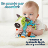 Juguete Peluche Animales Sensorial Con Mordedor Y Sonajero Diseño Perrito Niña y Niño