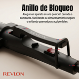 Onduladora De Pelo Revlon Waver Jumbo De 3 Barriles 120W Rosa