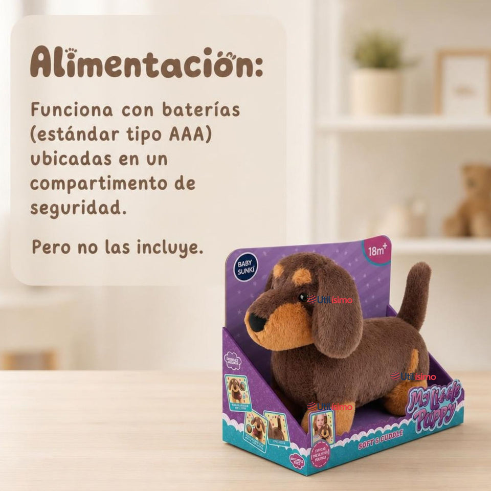 Juguete Infantil Peluche Cachorro Real Interactivo