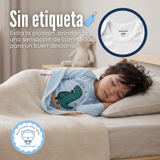 Pack 5 Bodys Manga Larga 100% Algodón Bebé Niño Dino Aventure