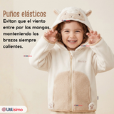 Polerón Polar Con Capucha Invierno Bebé Niña Fluffy Sheep