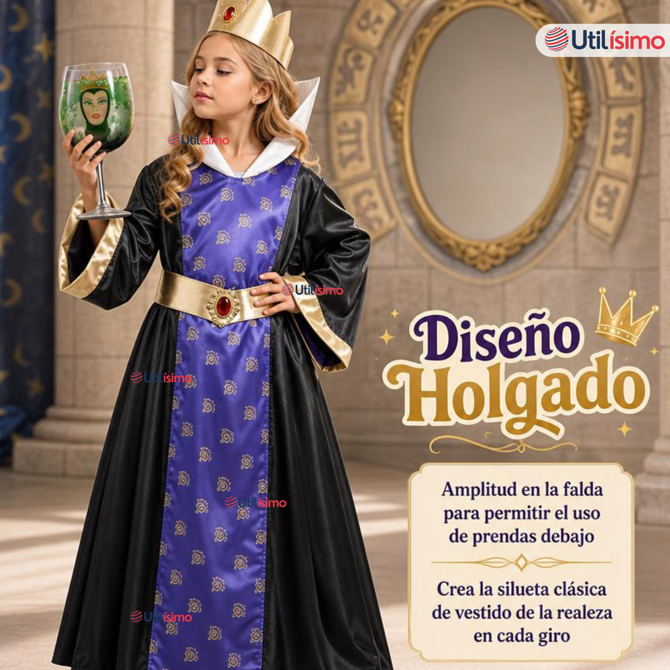 Disfraz Reina Grimhilde Malvada Blancanieves Cosplay Juvenil