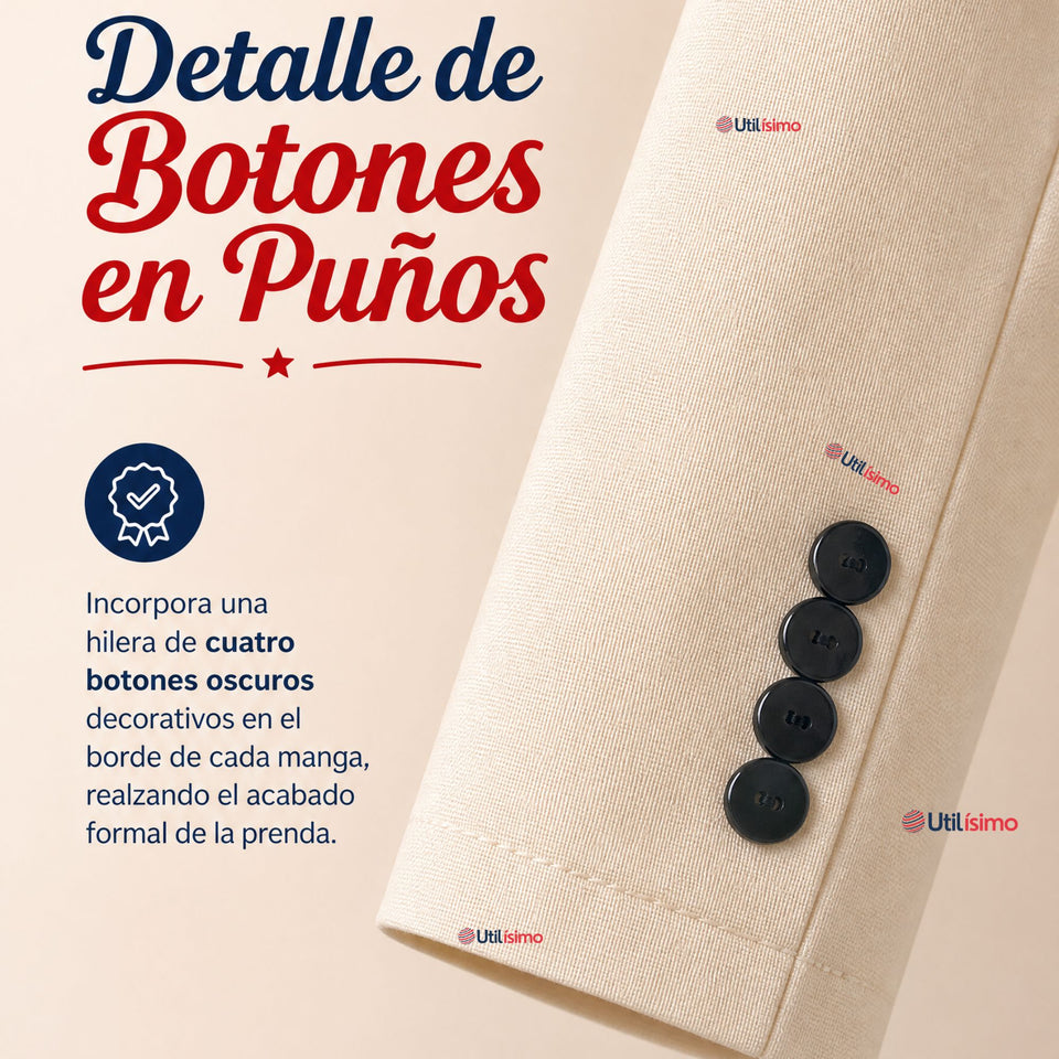 Chaqueta Huaso Niño  Beige Tradicional Fiestas Patrias Chile