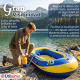 Bote Inflable Kayak + Remos + Bombín + Parches Capacidad 160kg 183x93cm