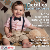 Conjunto de Vestir con Tirantes Camisa Pantalón Corto Algodón Niño