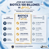 Probióticos FNL Biotics 60 Cápsulas con 100 Billones y 14 Cepas