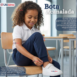 Pack 3 Buzos Pantalones Escolares Niños Unisex 100% Algodón Azul Bota Acanalada 3 a 16 años