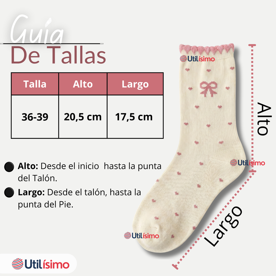 Pack 6 Pares Calcetines Mujer Juvenil Surtidos 65% Algodón Transpirables