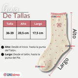 Pack 6 Pares Calcetines Mujer Juvenil Surtidos 65% Algodón Transpirables