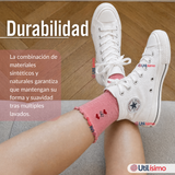 Pack 3 Pares Calcetines Mujer Surtidos Colores Básicos Máximo Confort