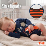 Pack 5 Bodys Manga Larga 100% Algodón Bebé Niño Tedmimak Sweet Nature
