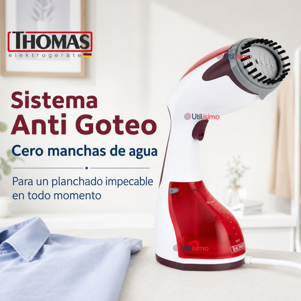 Plancha Vertical Thomas Th-7300 Vaporizador 1200w Antigoteo