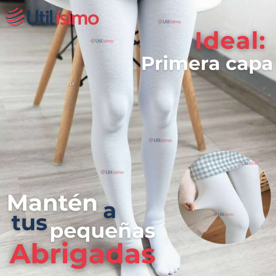 Ballerina Panty Primera Capa Blancas Niña Fiestas Patrias Blanco