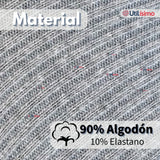 Pack 6 Calcetínes Escolares Corto Algodón Gris Niño y Niña