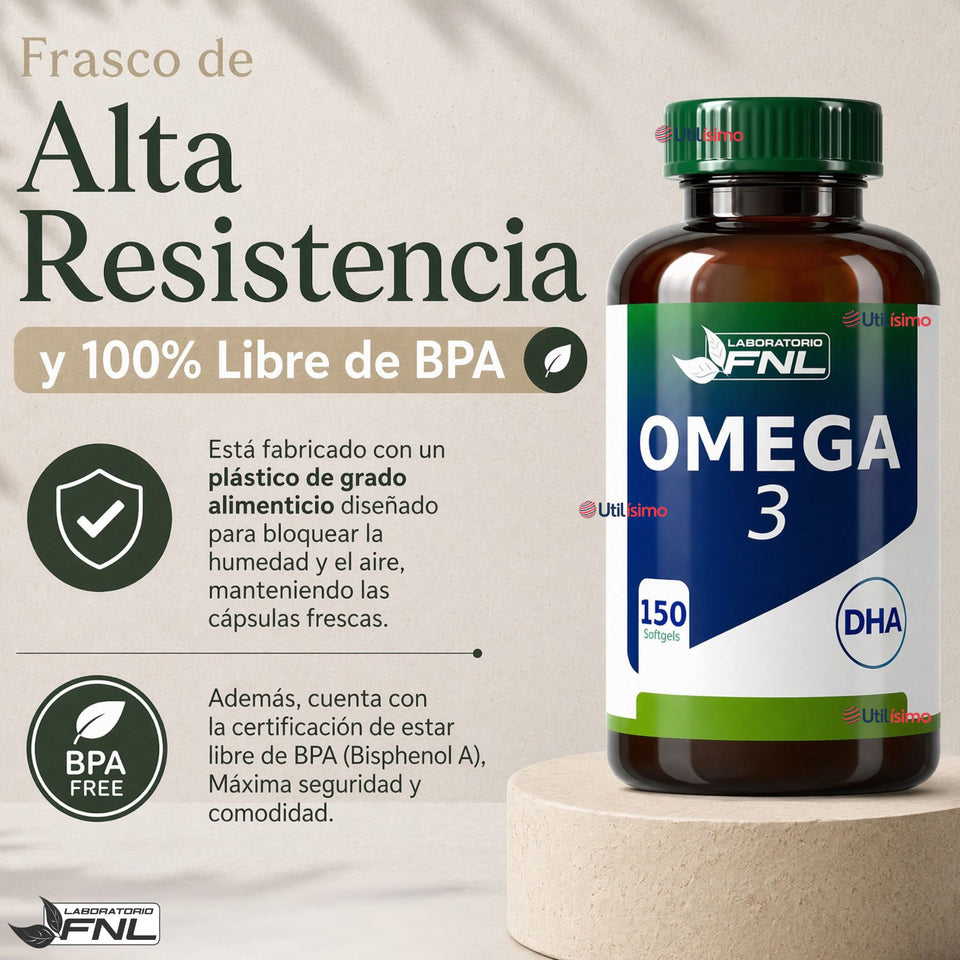 Omega 3 Big Size 150 Caps 1000mg Aceite Pescado