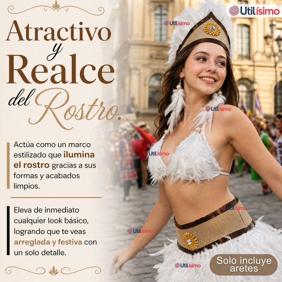 Pack 3 Aros Aritos Pascuenses Rapa Nui Juvenil Fiestas Patrias