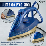 Plancha de vapor Oster®, AeroGlide Max S7800, azul claro, GCSTAC7801-052  Apagado Automático