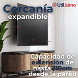Soporte TV Pared Ajustable 60Kg 32 a 70 Pulgadas 32 37 39 40 42 43 46 47 48 49 50 55 58 60 65 70