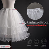 Pack 3 Falsos Para Faldas Niña Trajes Típicos Fiestas Patrias