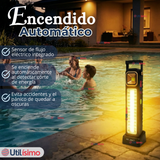 Lampara Luz De Emergencia Focos 39 Led Carga Híbrida Solar USB 30W