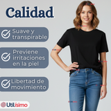 Pack 3 Camisetas Poleras 100% Algodón Básica Lisa Elástica Mujer Colores Surtidos