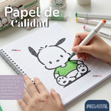 Pack 5 Cuadernos Universitarios Pochacco 100 Hojas Proarte Diseño Surtido