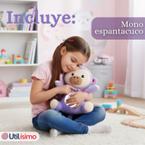 Peluche Mono Espantacuco Con Luz Y Sonido Para Bebé Niño Niña