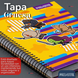Pack 6 Cuadernos Universitario Marvel Heroes Kawaii 150 Hojas Tapa Gruesa Proarte Diseño Surtido