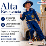 Traje Caporal Típico Completo Con Sombrero Azul Hombre Fiestas Patrias