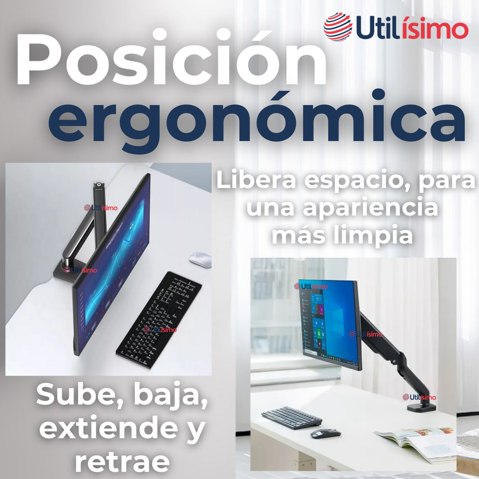 Soporte TV y Monitor Ajustable 9Kg 17 a 32 Pulgadas 17 19 22 24 27 28 29 32