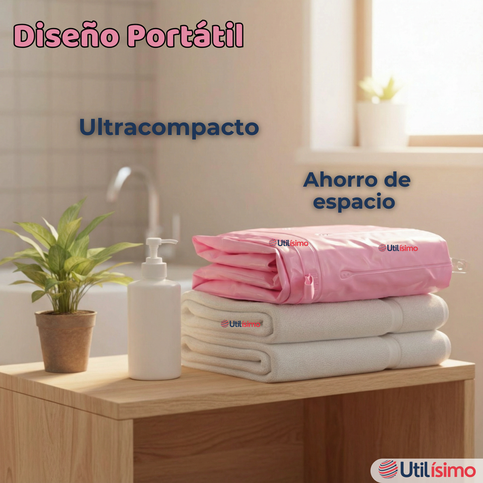 Bañera Inflable Plegable Portátil Para Bebés Con Bomba Aire Niña Rosado