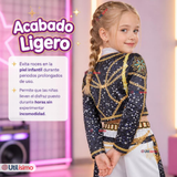 Disfraz Rumi Guerreras K-pop Demon Hunter Cosplay NIña