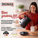1 Hervidor eléctrico Thomas® Capacidad 1.8 L Acero Inoxidable