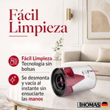 Aspiradora Barredora Thomas Th-1022c 2 En 1 Con Cable Color Rojo 600W