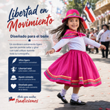 Sombrero Nortino Niña Gorro Fucsia Baile Típico Fiestas Patrias