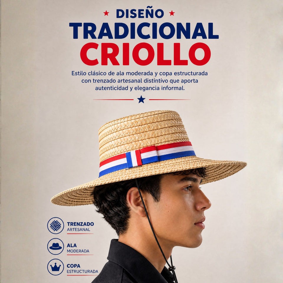 Sombrero Chupalla Huaso Juvenil Fiestas Patrias Chile Adulto