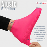 Pack 3 Pares Fundas Cubre Zapatos Mujer Impermeable Surtidas Silicona Antideslizante