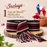 Faja Huaso Juvenil Fiestas Patrias Bailes Típico Multicolor