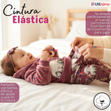 Conjunto 2 Piezas Buzo Pantalón Y Polerón Con Capucha De Algodón Morado Bebé Niña