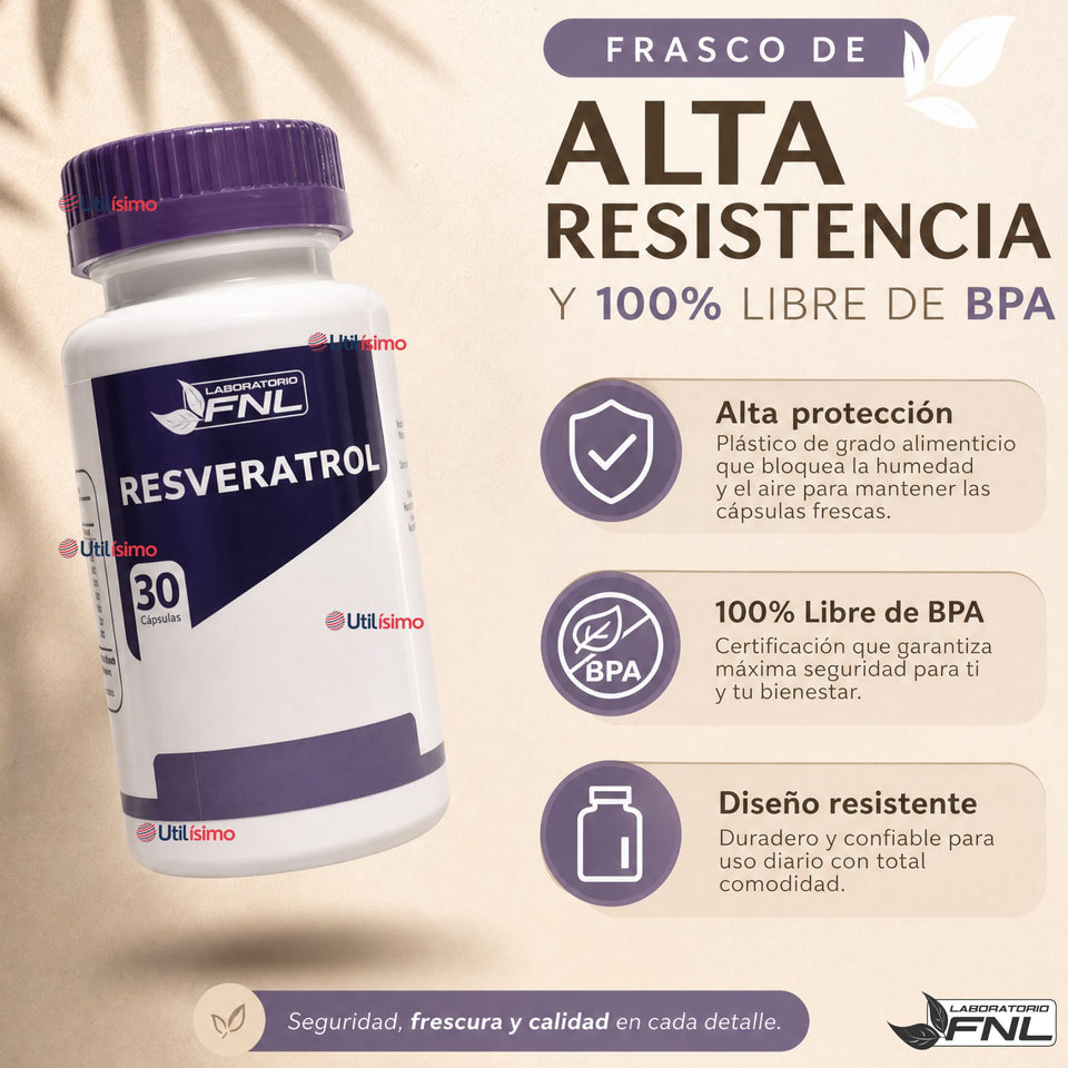 Resveratrol FNL 400mg 30 Capsulas