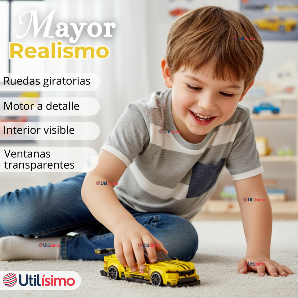 Auto Coche De Carreras Armable Maqueta Porsche Racing 360 Piezas Juguete Niño