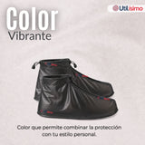 Fundas Cubre Calzado Impermeables Aislante Lluvia Negro Hombre 1 Par