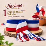 Faja Huaso Bandera Chile Juvenil Fiestas Patrias Bailes Típico
