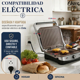 Parrilla y Panini 2 en 1 Oster® Multiuso Eléctrica Revestimiento Bioceramic® CKSTPA4881
