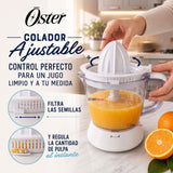 Exprimidor De Cítricos Oster® Blanco Rotación Bidireccional FPSTJU407W
