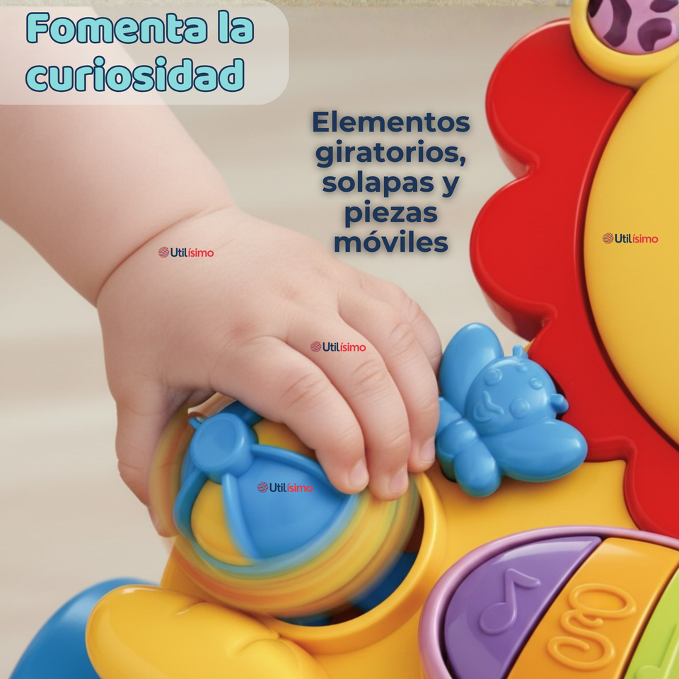 Andador Caminador Multifuncional Juguete Musical Bebé León Niña y Niño