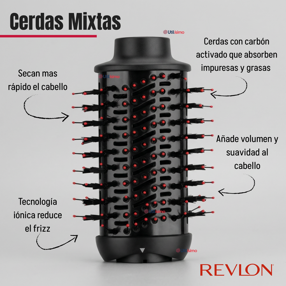 One Step Secador Alisador Voluminizador Revlon 1200W Plus +