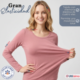 Pack 3 Camisetas Poleras Polar Primera Capa Manga Larga Colores Surtidos Mujer