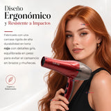 Secador De Cabello Profesional 3500W IRM Alta Potencia 2 Boquillas